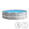 Каркасный бассейн INTEX Prism Frame 26716, Ø366×99 см — фильтр-насос и лестница